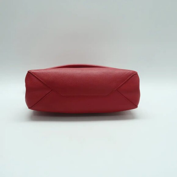 Louis Vuitton Lockme Red Leather Satchel 1022-032225 - Picture 5 of 12